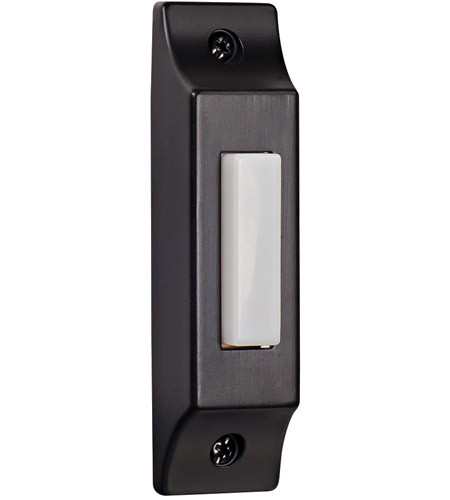 Surface Mount Die-Cast Builder's Series LED Lighted Push Button in Matte Black (BSCB-B)
