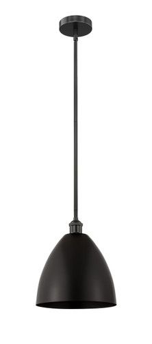 Bristol - 1 Light - 12 inch - Matte Black - Cord hung - Mini Pendant (616-1S-BK-MBD-12-BK-LED)