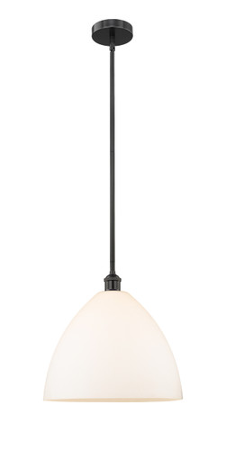 Bristol - 1 Light - 16 inch - Matte Black - Cord hung - Pendant (616-1S-BK-GBD-161)