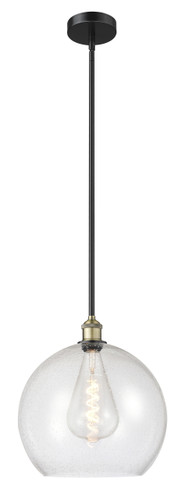 Athens - 1 Light - 14 inch - Black Antique Brass - Cord hung - Pendant (616-1S-BAB-G124-14)