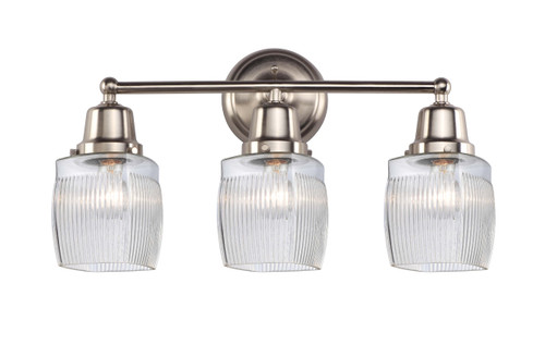 Colton - 3 Light - 22 inch - Brushed Satin Nickel - Bath Vanity Light (623-3W-SN-G302)