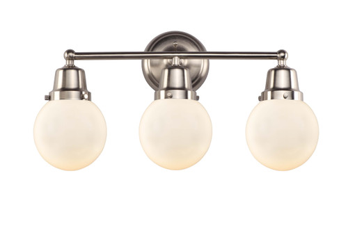 Beacon - 3 Light - 22 inch - Brushed Satin Nickel - Bath Vanity Light (623-3W-SN-G201-6)
