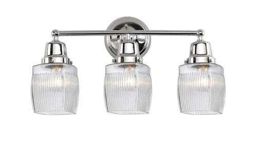 Colton - 3 Light - 22 inch - Polished Chrome - Bath Vanity Light (623-3W-PC-G302)