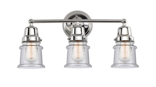 Canton - 3 Light - 21 inch - Polished Chrome - Bath Vanity Light (623-3W-PC-G184S)