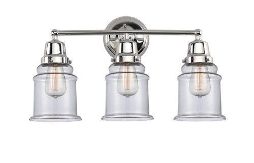 Canton - 3 Light - 22 inch - Polished Chrome - Bath Vanity Light (623-3W-PC-G182)