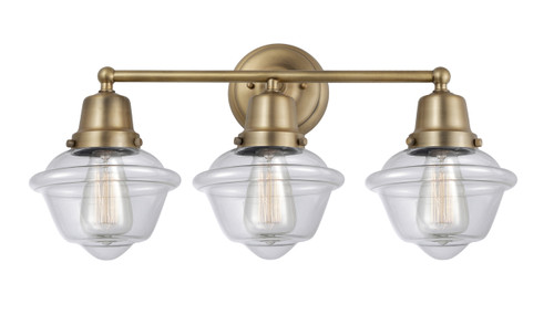 Oxford - 3 Light - 24 inch - Brushed Brass - Bath Vanity Light (623-3W-BB-G532)
