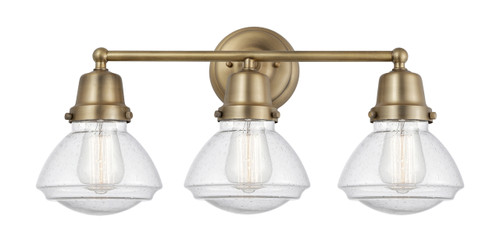 Olean - 3 Light - 23 inch - Brushed Brass - Bath Vanity Light (623-3W-BB-G324)