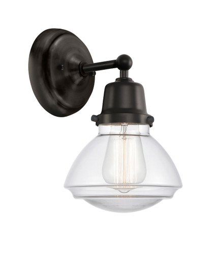 Olean - 1 Light - 7 inch - Matte Black - Sconce (623-1W-BK-G322)