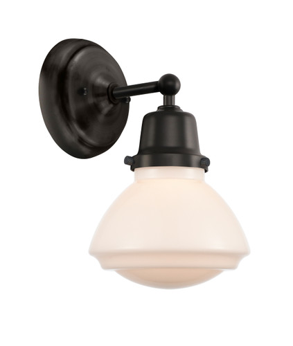 Olean - 1 Light - 7 inch - Matte Black - Sconce (623-1W-BK-G321)