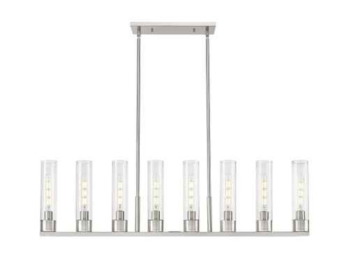 Boreas - 6 Light - 48 inch - Satin Nickel - Linear Pendant (617-8I-SN-G617-11SDY)