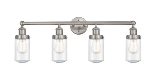 Dover - 4 Light - 32 inch - Brushed Satin Nickel - Bath Vanity Light (616-4W-SN-G314)