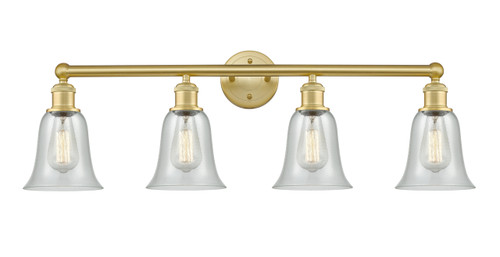 Hanover - 4 Light - 33 inch - Satin Gold - Bath Vanity Light (616-4W-SG-G2812)