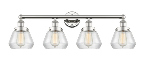 Fulton - 4 Light - 34 inch - Polished Nickel - Bath Vanity Light (616-4W-PN-G172)