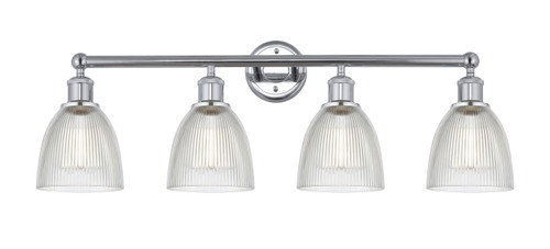 Castile - 4 Light - 33 inch - Polished Chrome - Bath Vanity Light (616-4W-PC-G382)