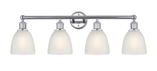 Castile - 4 Light - 33 inch - Polished Chrome - Bath Vanity Light (616-4W-PC-G381)
