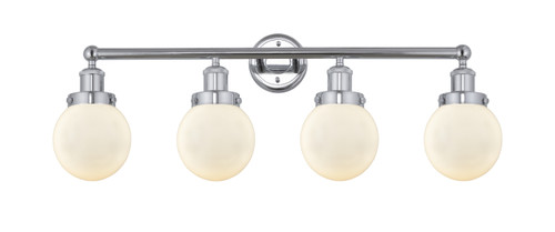 Beacon - 4 Light - 33 inch - Polished Chrome - Bath Vanity Light (616-4W-PC-G201-6)