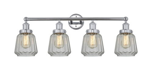 Chatham - 4 Light - 34 inch - Polished Chrome - Bath Vanity Light (616-4W-PC-G142)