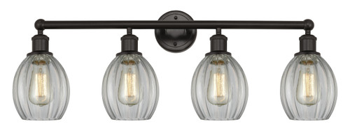 Eaton - 4 Light - 33 inch - Oil Rubbed Bronze - Bath Vanity Light (616-4W-OB-G82)