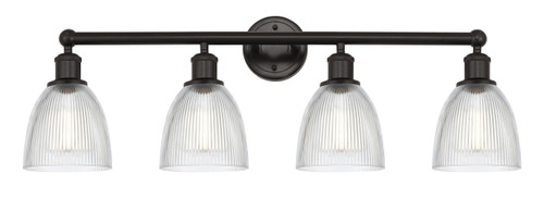 Castile - 4 Light - 33 inch - Oil Rubbed Bronze - Bath Vanity Light (616-4W-OB-G382)