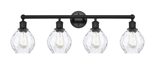 Waverly - 4 Light - 33 inch - Matte Black - Bath Vanity Light (616-4W-BK-G362)