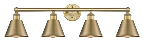 Smithfield - 4 Light - 34 inch - Brushed Brass - Bath Vanity Light (616-4W-BB-M8-BB)