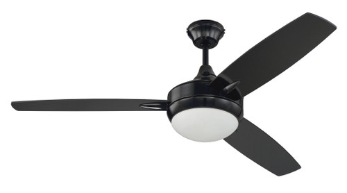 Targas 52" Indoor Fan in Gloss Black w/ Gloss Black Blades (TG52GBK3)