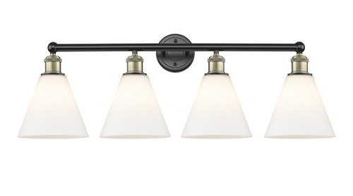 Berkshire - 4 Light - 35 inch - Black Antique Brass - Bath Vanity Light (616-4W-BAB-GBC-81)