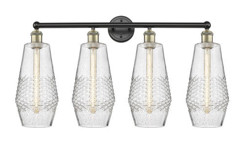 Windham - 4 Light - 34 inch - Black Antique Brass - Bath Vanity Light (616-4W-BAB-G684-7)