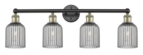 Bridal Veil - 4 Light - 32 inch - Black Antique Brass - Bath Vanity Light (616-4W-BAB-G559-5SM)