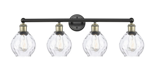 Waverly - 4 Light - 33 inch - Black Antique Brass - Bath Vanity Light (616-4W-BAB-G362)