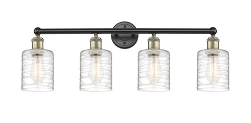 Cobbleskill - 4 Light - 32 inch - Black Antique Brass - Bath Vanity Light (616-4W-BAB-G1113)