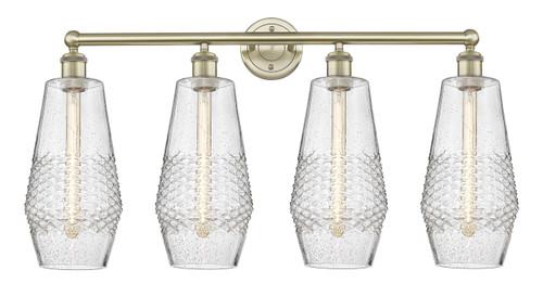 Windham - 4 Light - 34 inch - Antique Brass - Bath Vanity Light (616-4W-AB-G684-7)