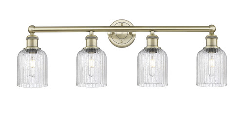 Bridal Veil - 4 Light - 32 inch - Antique Brass - Bath Vanity Light (616-4W-AB-G559-5SDY)