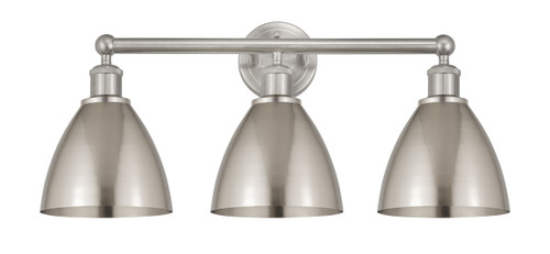 Bristol - 3 Light - 26 inch - Brushed Satin Nickel - Bath Vanity Light (616-3W-SN-MBD-75-SN)