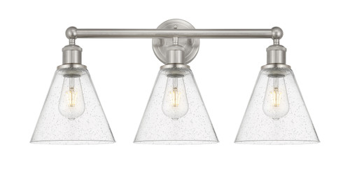 Berkshire - 3 Light - 26 inch - Satin Nickel - Bath Vanity Light (616-3W-SN-GBC-84)
