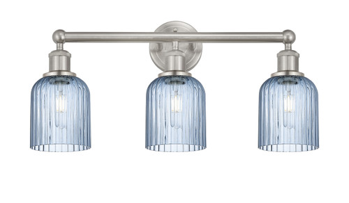 Bridal Veil - 3 Light - 23 inch - Brushed Satin Nickel - Bath Vanity Light (616-3W-SN-G559-5BL)