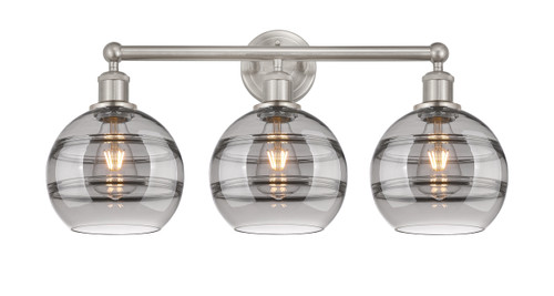 Rochester - 3 Light - 26 inch - Satin Nickel - Bath Vanity Light (616-3W-SN-G556-8SM)