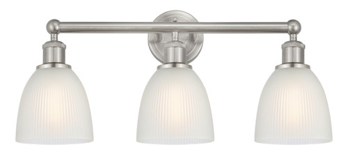 Castile - 3 Light - 24 inch - Brushed Satin Nickel - Bath Vanity Light (616-3W-SN-G381)