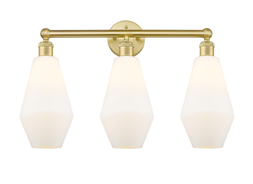 Cindyrella - 3 Light - 25 inch - Satin Gold - Bath Vanity Light (616-3W-SG-G651-7)