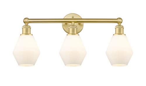 Cindyrella - 3 Light - 24 inch - Satin Gold - Bath Vanity Light (616-3W-SG-G651-6)