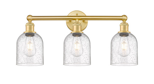 Bella - 3 Light - 24 inch - Satin Gold - Bath Vanity Light (616-3W-SG-G558-6SDY)