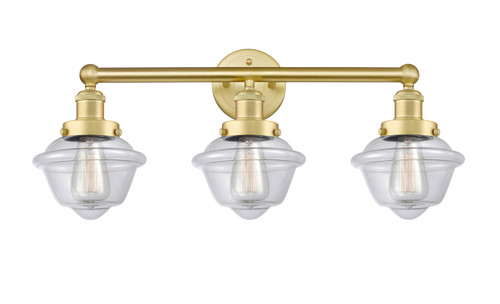 Oxford - 3 Light - 25 inch - Satin Gold - Bath Vanity Light (616-3W-SG-G532)