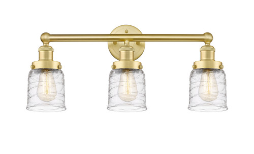 Bell - 3 Light - 23 inch - Satin Gold - Bath Vanity Light (616-3W-SG-G513)