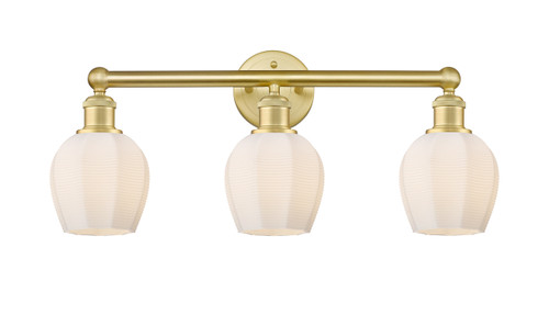 Norfolk - 3 Light - 24 inch - Satin Gold - Bath Vanity Light (616-3W-SG-G461-6)