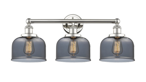 Bell - 3 Light - 26 inch - Polished Nickel - Bath Vanity Light (616-3W-PN-G73)