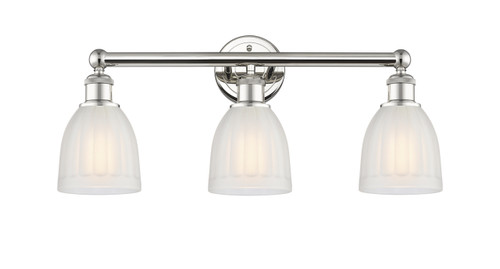 Brookfield - 3 Light - 24 inch - Polished Nickel - Bath Vanity Light (616-3W-PN-G441)