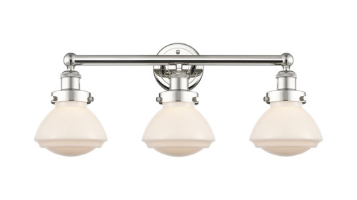 Olean - 3 Light - 25 inch - Polished Nickel - Bath Vanity Light (616-3W-PN-G321)