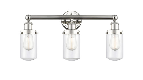 Dover - 3 Light - 23 inch - Polished Nickel - Bath Vanity Light (616-3W-PN-G312)