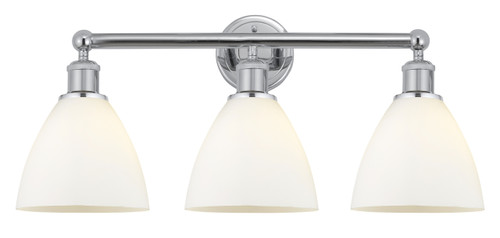 Bristol - 3 Light - 26 inch - Polished Chrome - Bath Vanity Light (616-3W-PC-GBD-751)