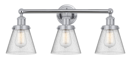 Cone - 3 Light - 24 inch - Polished Chrome - Bath Vanity Light (616-3W-PC-G64)